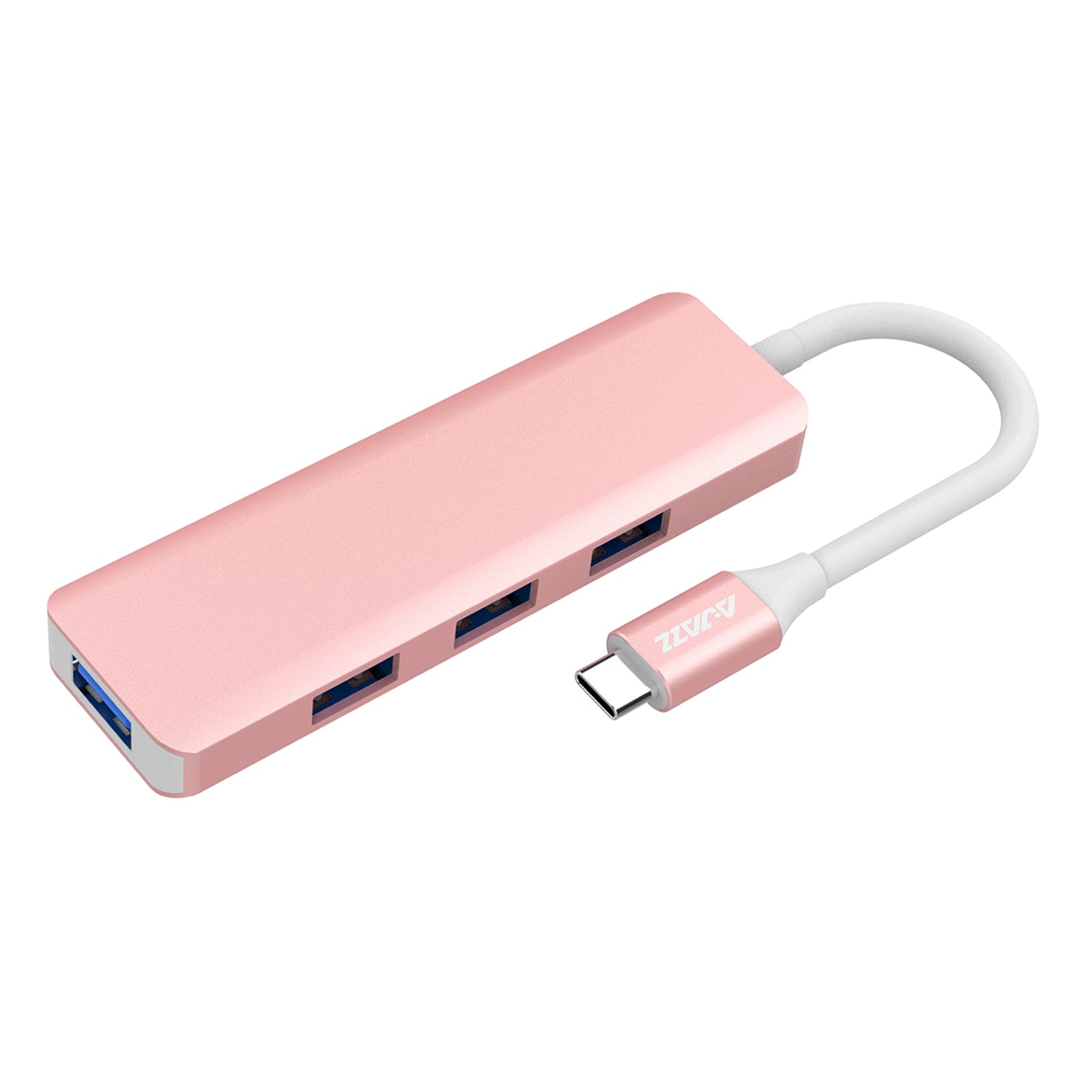 USB C HUB USB 3.0 Hub 4K HDMI Adapter 100W USB-C PD Charger AT101P Pink