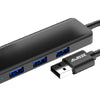 USB C HUB USB 3.0 Hub 4K HDMI Adapter 100W USB-C PD Charger AU101 Black