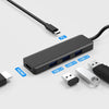 USB C HUB USB 3.0 Hub 4K HDMI Adapter 100W USB-C PD Charger AU101 Black