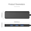 USB C HUB USB 3.0 Hub 4K HDMI Adapter 100W USB-C PD Charger AU101 Black