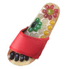 1 Pair Foot Massage Slipper Acupressure Foot Acupuncture Shoes Red 43-44