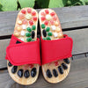 1 Pair Foot Massage Slipper Acupressure Foot Acupuncture Shoes Red 43-44