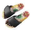 1 Pair Foot Massage Slipper Acupressure Foot Acupuncture Shoes Black 37-38