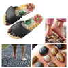 1 Pair Foot Massage Slipper Acupressure Foot Acupuncture Shoes Black 41-42