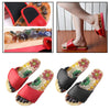 1 Pair Foot Massage Slipper Acupressure Foot Acupuncture Shoes Red 37-38