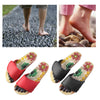 1 Pair Foot Massage Slipper Acupressure Foot Acupuncture Shoes Red 37-38