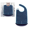 Mealtime Bib Protecor Crumb Catcher Machine Washable for Seniors Patients M