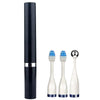 Powerful Sonic Toothbrush Removes More Plaque Waterproof + 3 Heads Black