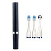 Powerful Sonic Toothbrush Removes More Plaque Waterproof + 3 Heads Black