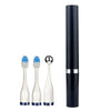 Powerful Sonic Toothbrush Removes More Plaque Waterproof + 3 Heads Black