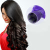 Hair Blow Dryer Wind Curl Diffuser Salon Hair Roller Drying Cap Purple