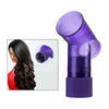 Hair Blow Dryer Wind Curl Diffuser Salon Hair Roller Drying Cap Purple