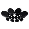 6 Pcs Hot Massage Stone Set Natural Basalt Warmer Rock Kit  6 x 6cm