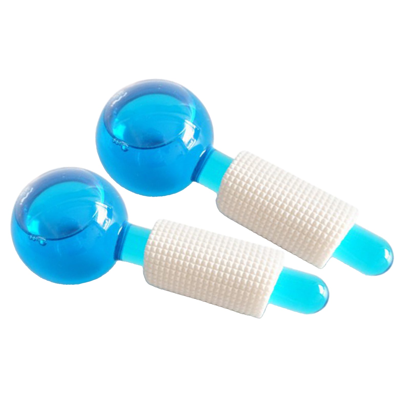 2Pcs Beauty Cold Skin Facial Massager Ice Ball Face Roller Christmas