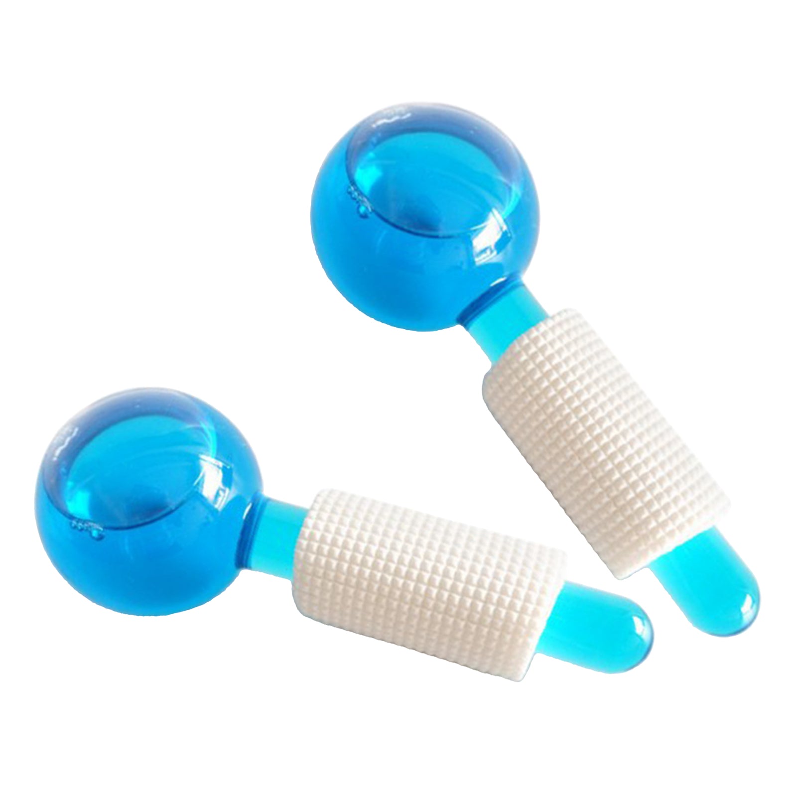 2Pcs Beauty Cold Skin Facial Massager Ice Ball Face Roller Christmas