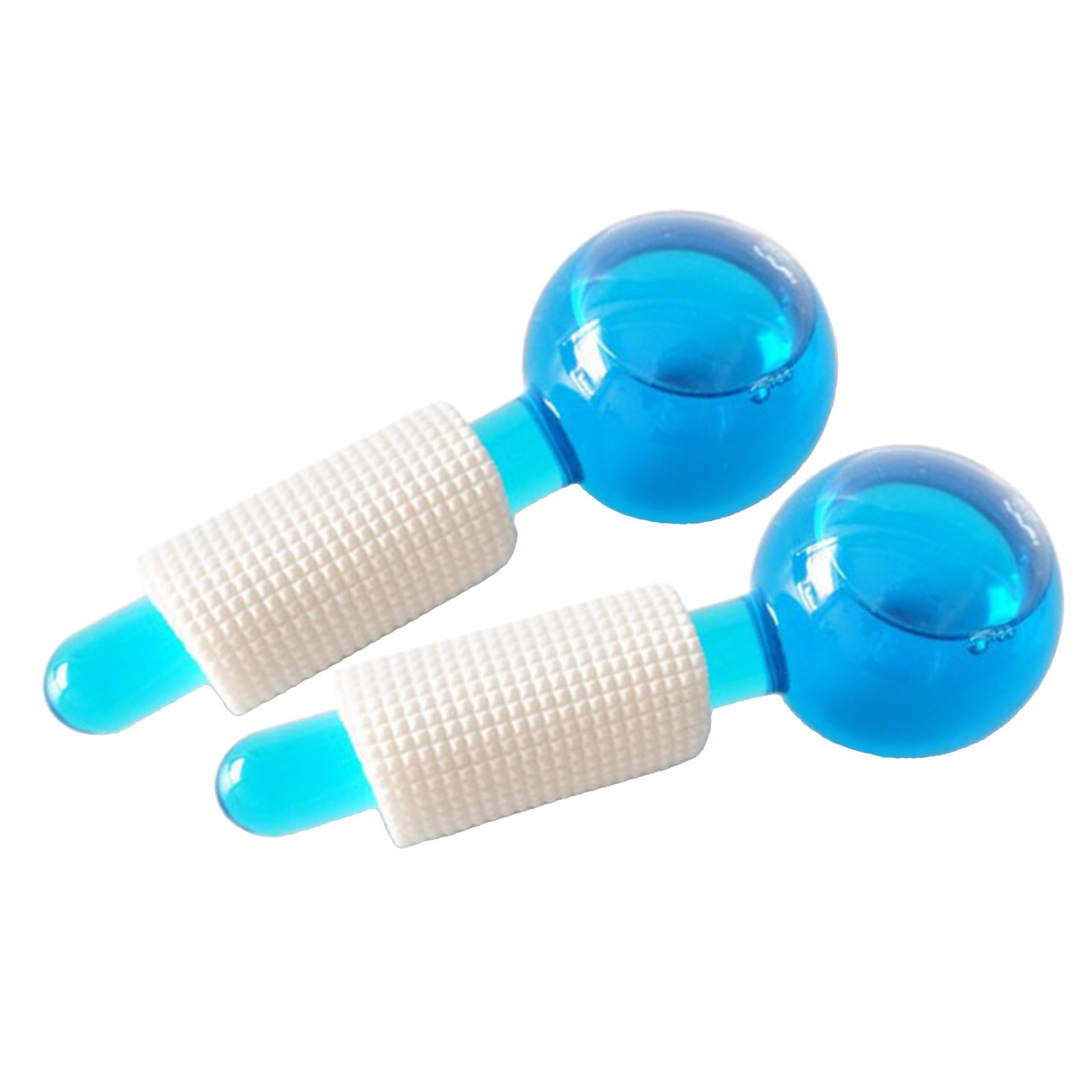 2Pcs Beauty Cold Skin Facial Massager Ice Ball Face Roller Christmas