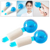 2Pcs Beauty Cold Skin Facial Massager Ice Ball Face Roller Christmas