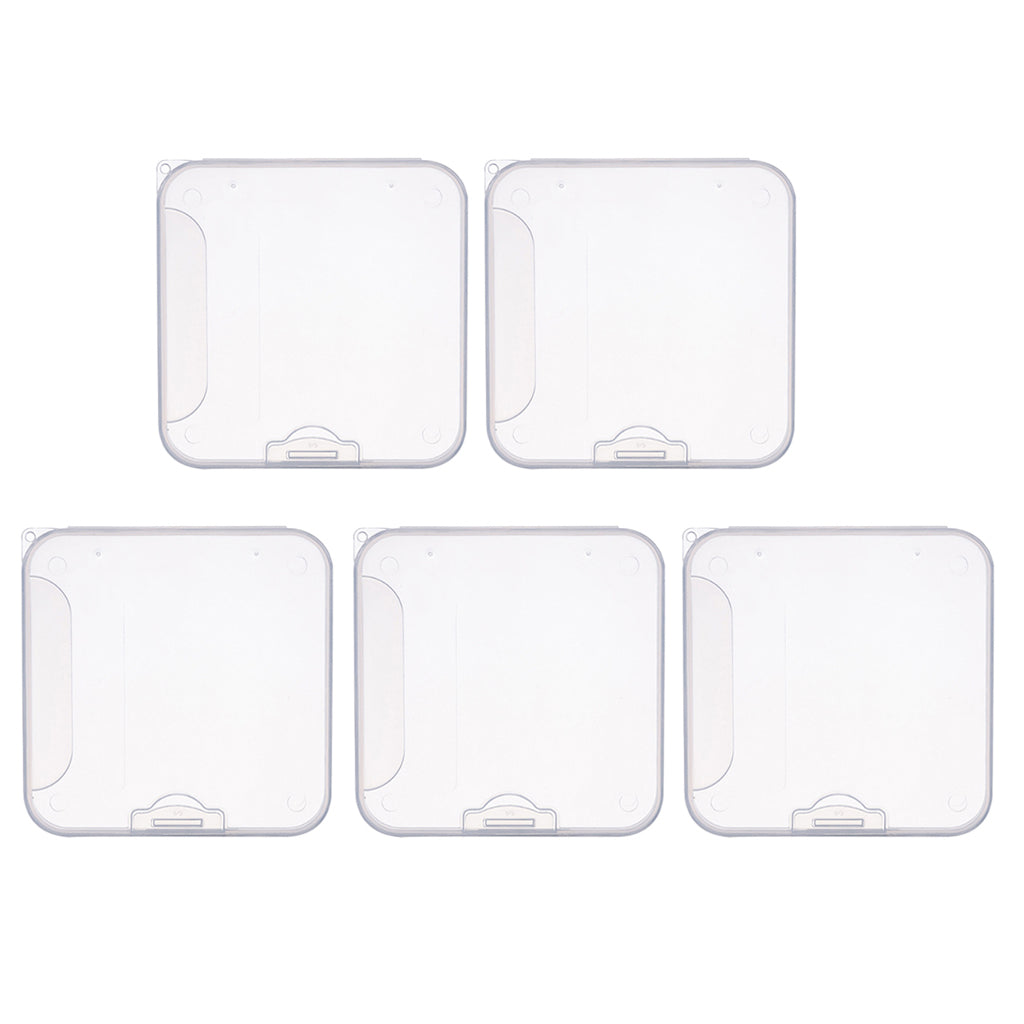 5x Face Mouth Cover Box Reusable Portable Mouth Cover Storage Bag White