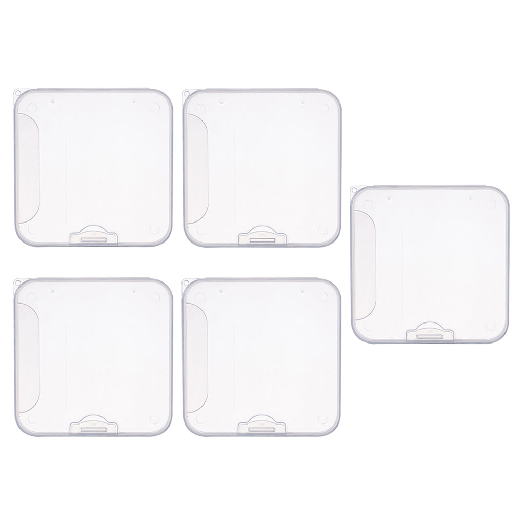 5x Face Mouth Cover Box Reusable Portable Mouth Cover Storage Bag White