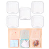 5x Face Mouth Cover Box Reusable Portable Mouth Cover Storage Bag White