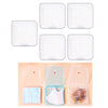 5x Face Mouth Cover Box Reusable Portable Mouth Cover Storage Bag White