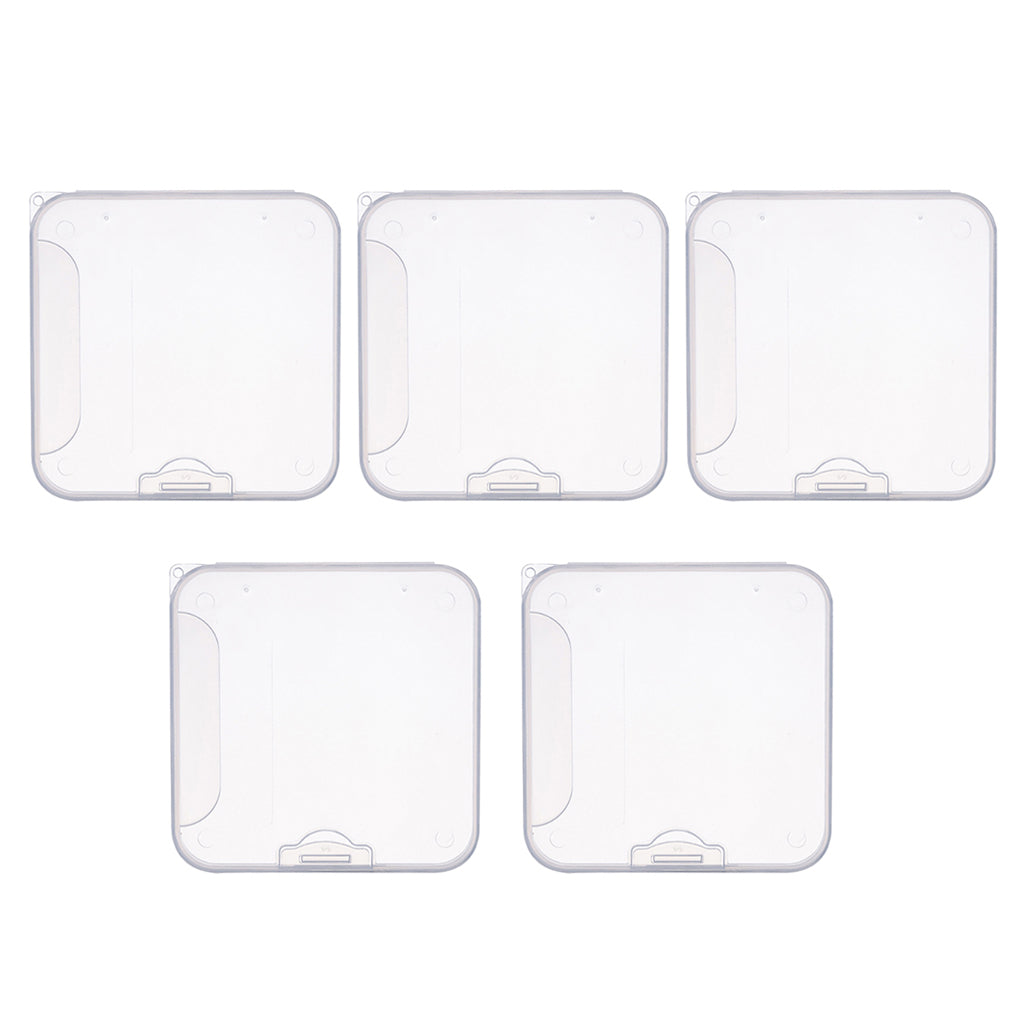 5x Face Mouth Cover Box Reusable Portable Mouth Cover Storage Bag White