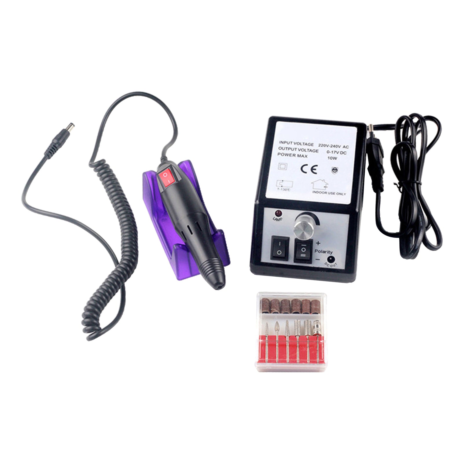 Electric Nail File Drill Acrylic Pedicure Manicure Salon Machine Tools Black