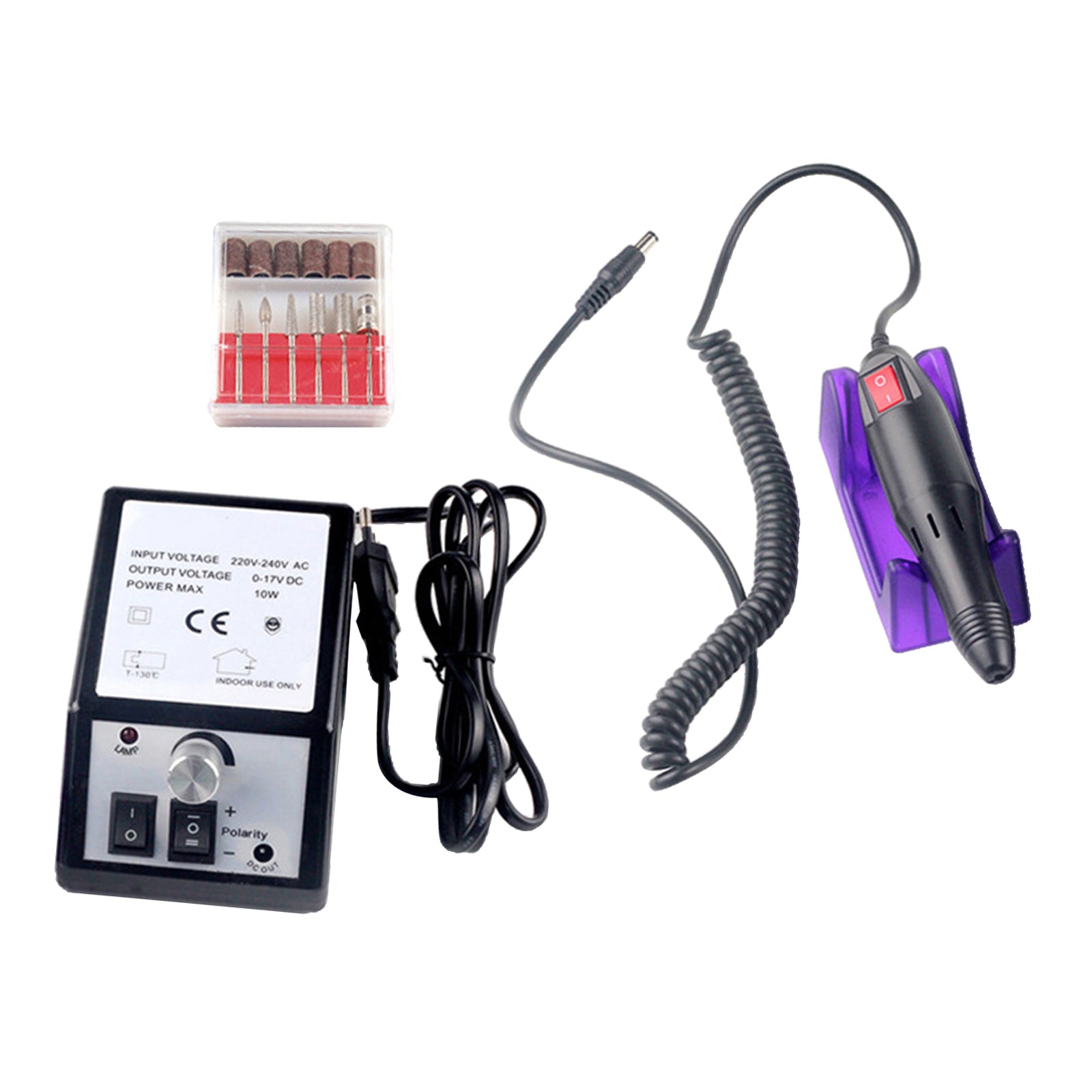 Electric Nail File Drill Acrylic Pedicure Manicure Salon Machine Tools Black