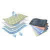 70x100cm Premium Incontinence Bed Pads Washable Underpad Reusable Navy