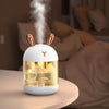 K5 Mini Air Diffuser Mist Purifier Air Humidifier 7LED Night Light White