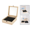 Wooden 30 Slots 5-15mL Essential Oil Carry Box Case Organizer Home Display