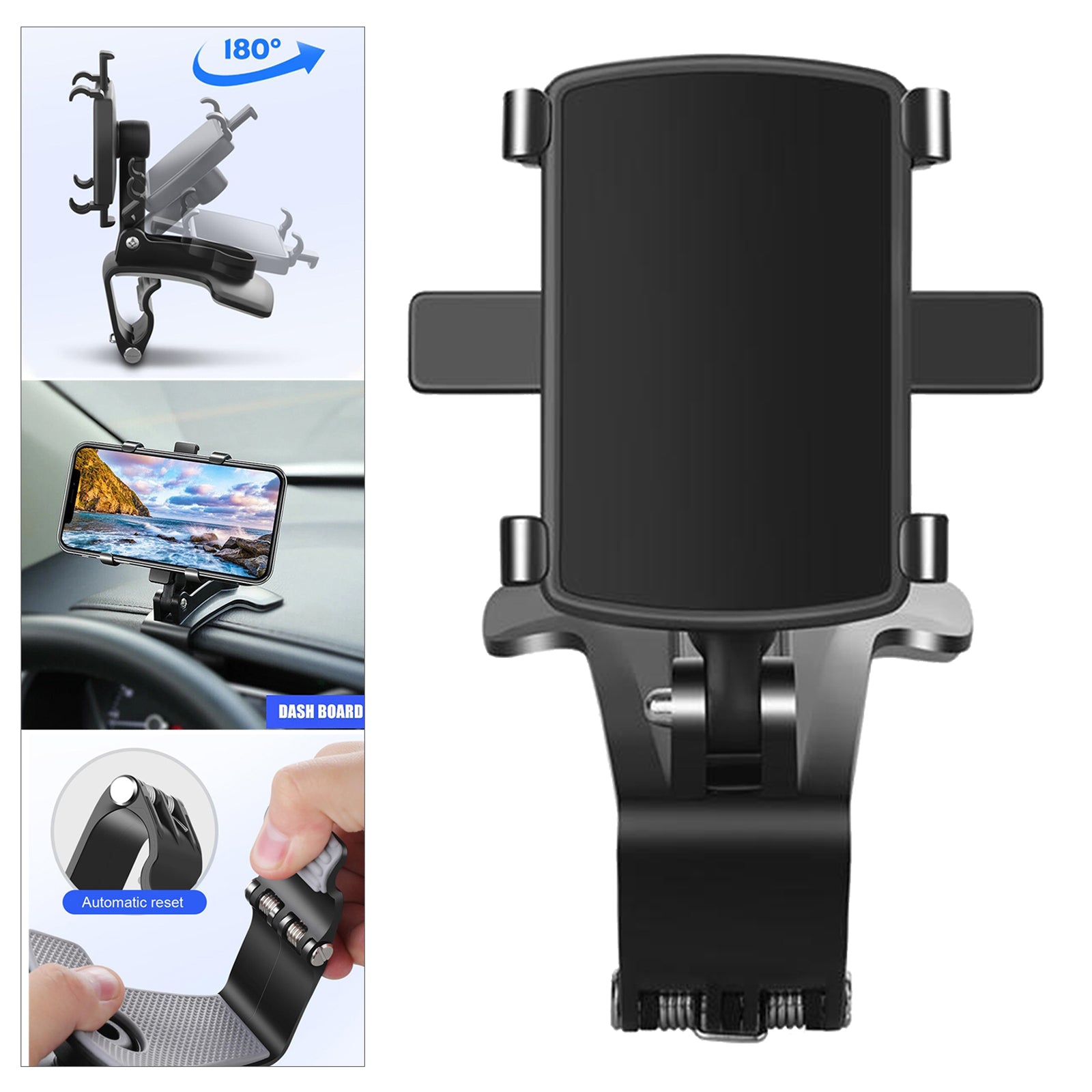 Universal Rotate Car Mount Holder Stand Cradle For Mobile Cell Phone