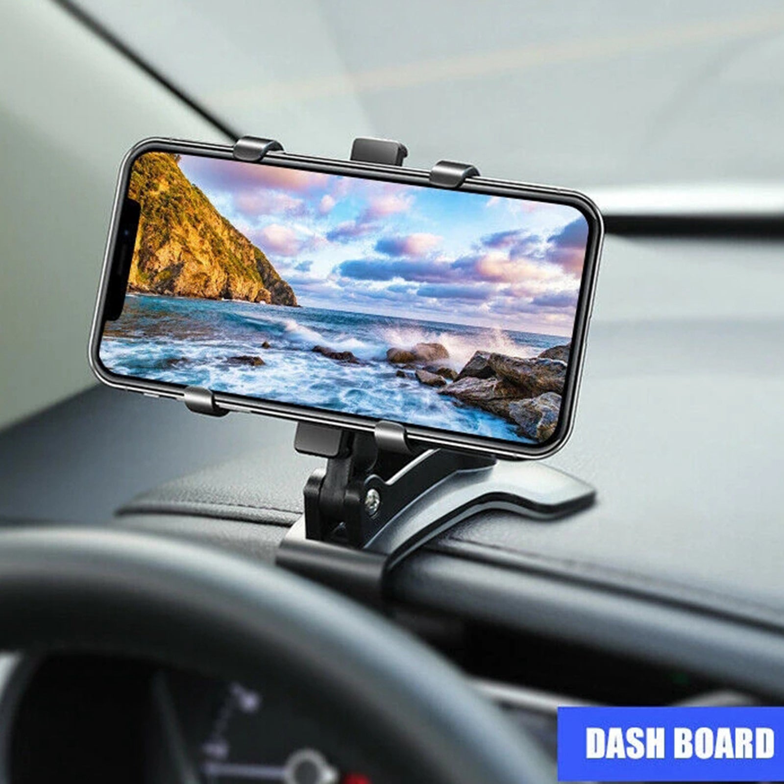 Universal Rotate Car Mount Holder Stand Cradle For Mobile Cell Phone