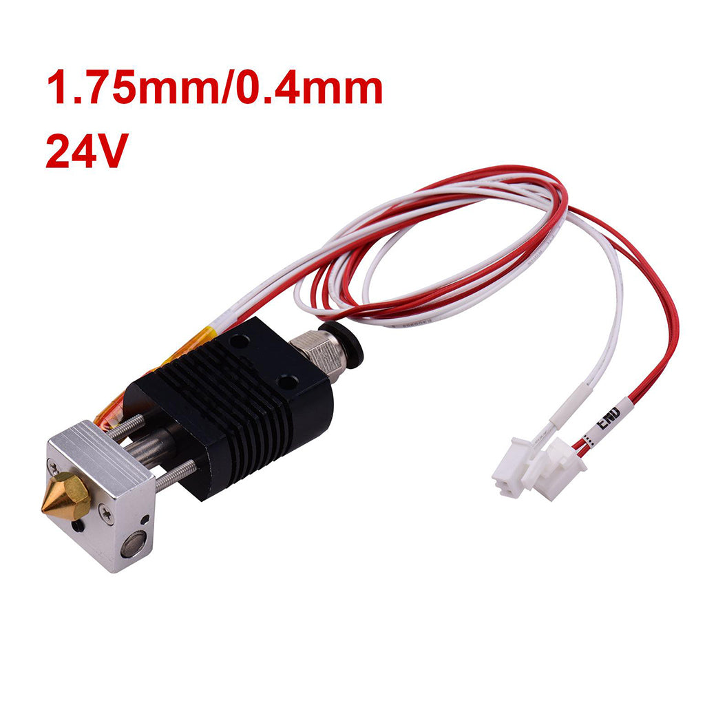 1.75mm/0.4mm Hot End Extruder Kit Heating Heater Block for Anet ET4 ET4 Pro