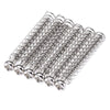 254Pieces Guitar Screw Kit Assortment Box Kit For Electric Guitar Silver