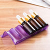 5Slot Essential Oil Display Stand Holder Organizer Storage Rack 3 Pcs Purple