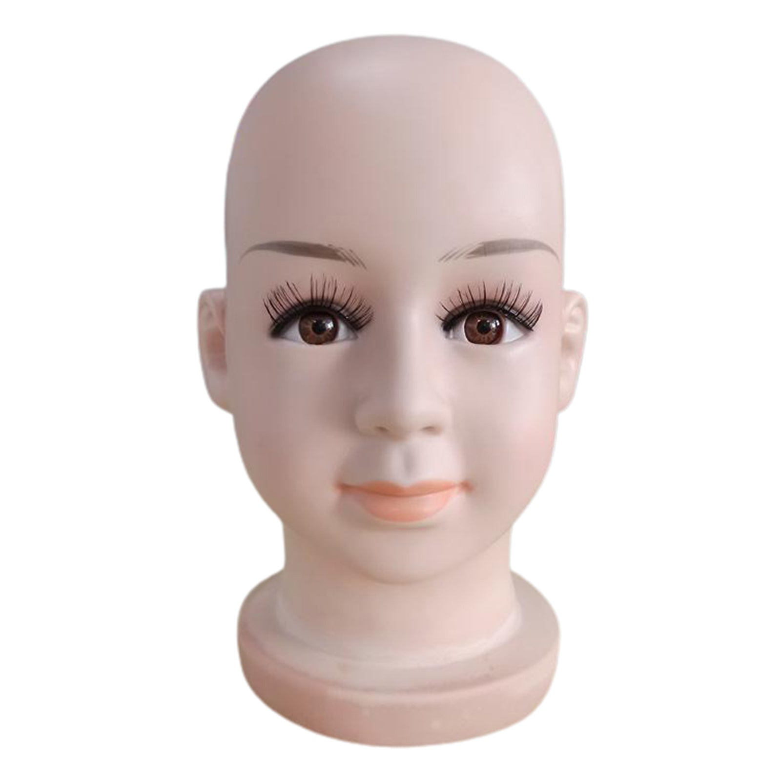 Baby Kids PVC Mannequin Head Model Wig Glasses Hat Display Stand