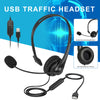 Gaming Headset USB Wired PC Computer Headphones with Mic and Volume Control