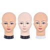 Female PVC Mannequin Head Model Wig Glasses Hat Display Stand 09A-4H