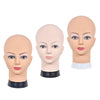 Female PVC Mannequin Head Model Wig Glasses Hat Display Stand 09A-4H