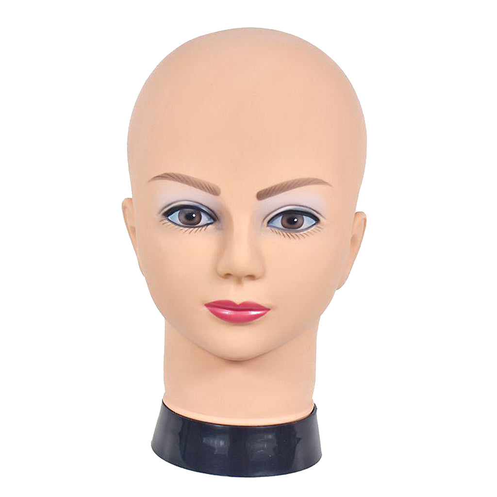 Female PVC Mannequin Head Model Wig Glasses Hat Display Stand 09A-4H