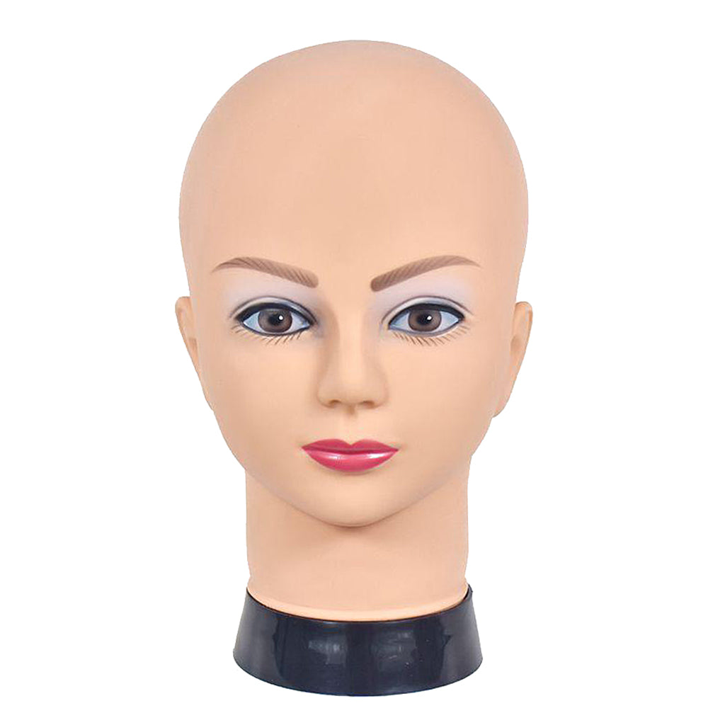 Female PVC Mannequin Head Model Wig Glasses Hat Display Stand 09A-4H