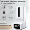 Wall-Mounted Non-Contact Digital Thermometer +1000ml Soap Dispenser 2 in 1