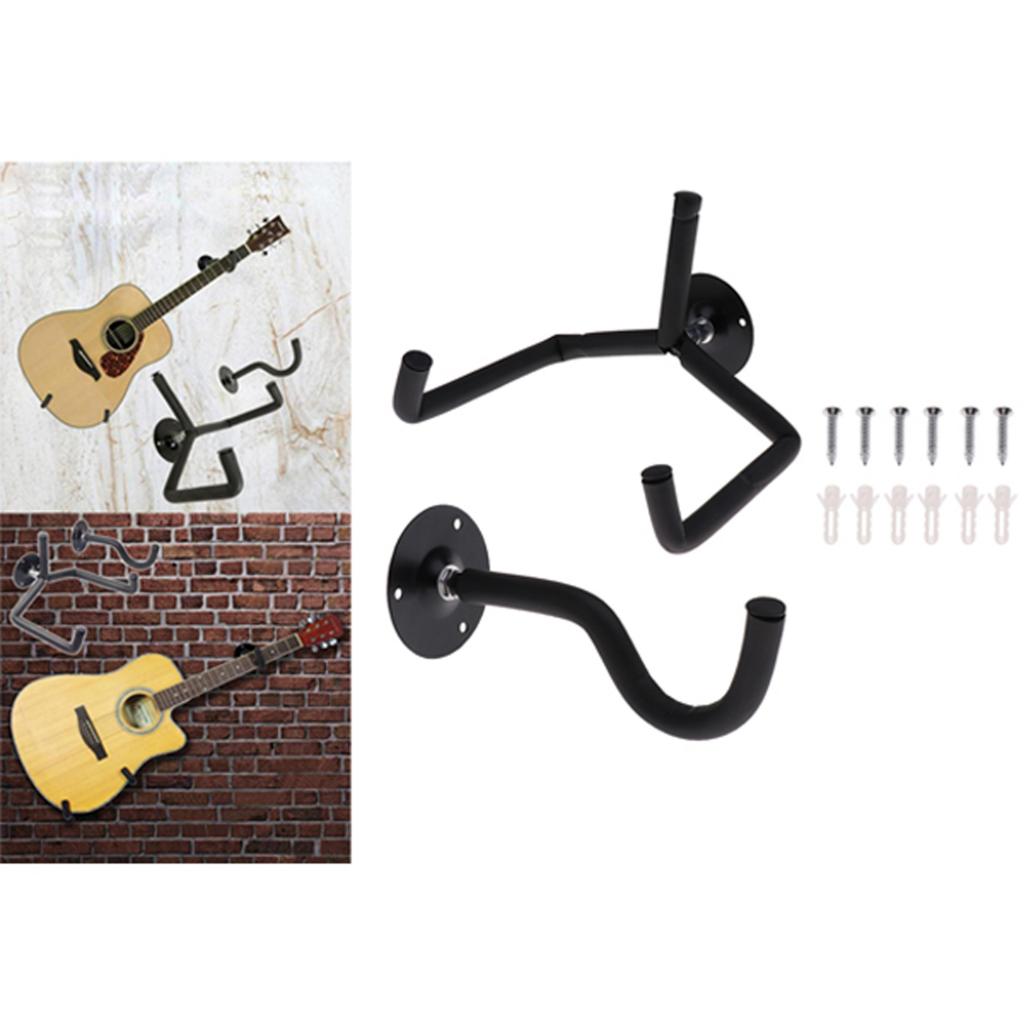 Guitar Wall Hanging Holder for Guitar Mandolins Wall Display Side Hanger