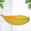 Breathable Warm Pet Nest Small Pet Bed Plush Bed Banana Cat Kennel Size_M