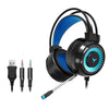 G58 Gaming Headset Stereo Surround Headphone 3.5mm Wired w/Mic LED Black