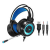 G58 Gaming Headset Stereo Surround Headphone 3.5mm Wired w/Mic LED Black