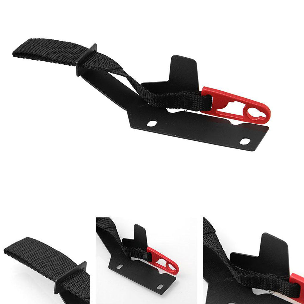 Car Rear Seat Release Pull Strap Belt Latch Kit For Ford F-150 F-250 F-350