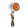 2Pcs Motorcycle Amber Turn Signals Indicator Lights Universal High Quality