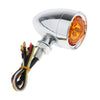 2Pcs Motorcycle Amber Turn Signals Indicator Lights Universal High Quality